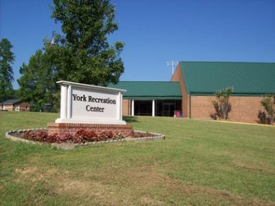York Recreation Center sign